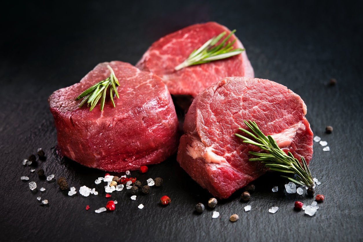 Prime Beef Tenderloin Steaks