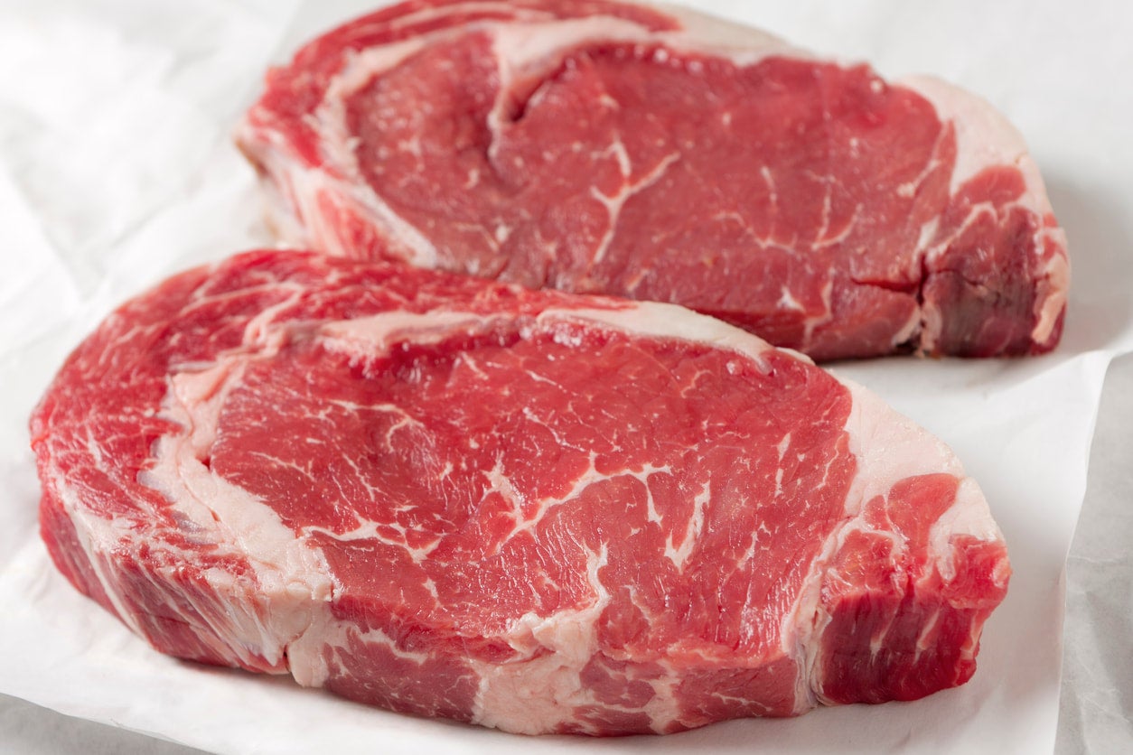  USDA Prime Boneless Ribeye Steaks, 6 count, 12 oz each